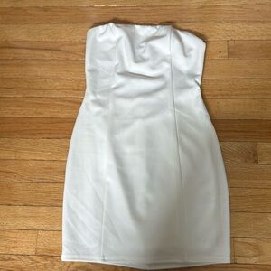 Bow back mini tube dress